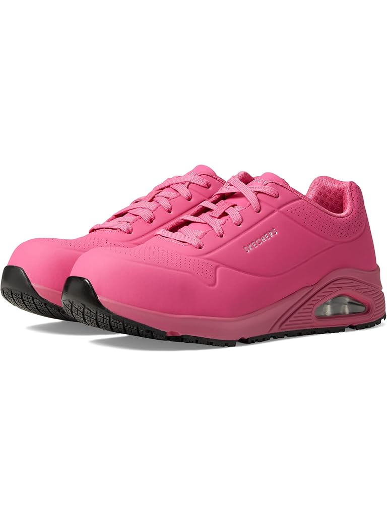 Pink SKECHERS Work Uno SR - Deloney Comp Toe