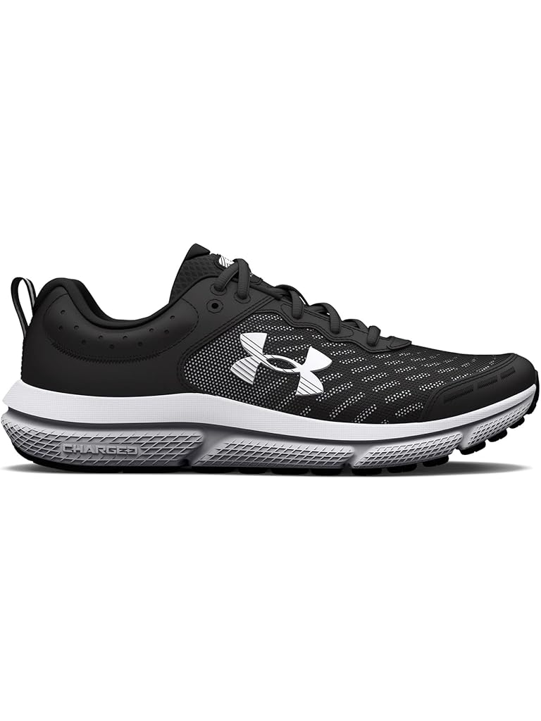 Black Under Armour Kids Assert 10 Sneakers (Big Kid)