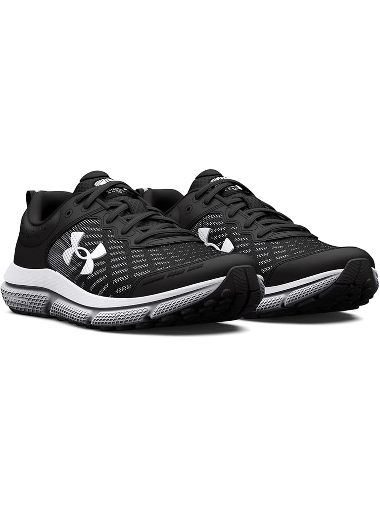 Black Under Armour Kids Assert 10 Sneakers (Big Kid)