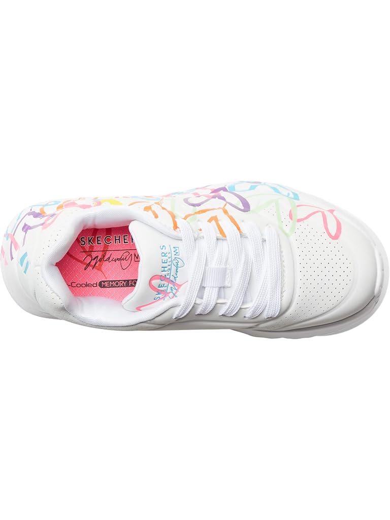 White SKECHERS KIDS Street - James Goldcrown Uno Lite 314064L (Little Kid/Big Kid)