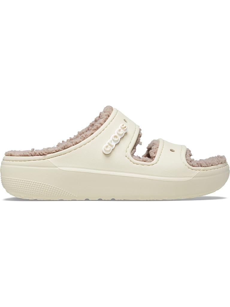 Beige Crocs Classic Cozzzy Sandal