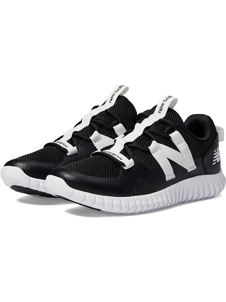 Black New Balance Kids Playgruv v2 Bungee (Big Kid)