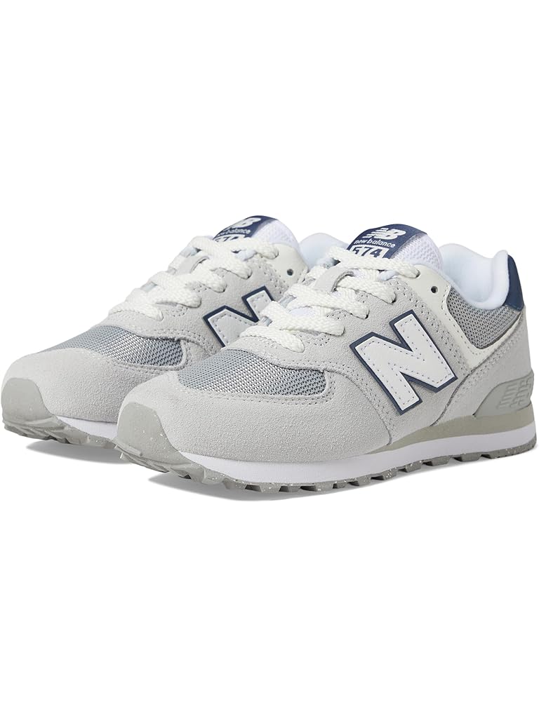 Beige New Balance Kids 574 (Little Kid/Big Kid)