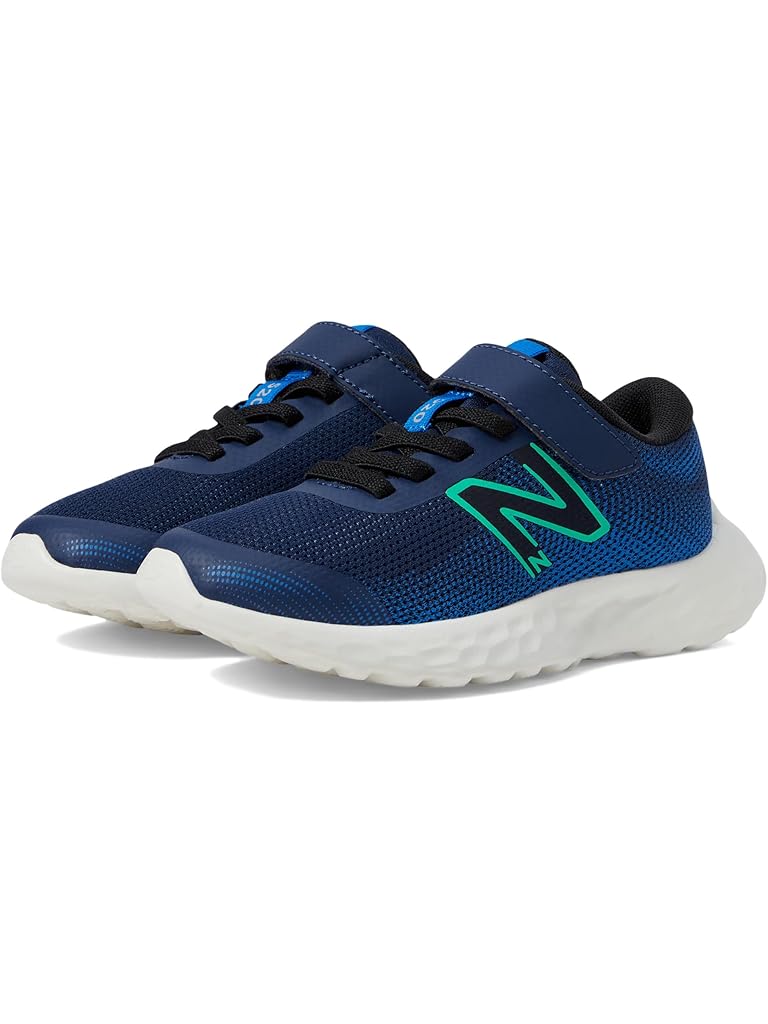 Navy New Balance Kids 520v8 Bungee Lace (Little Kid)