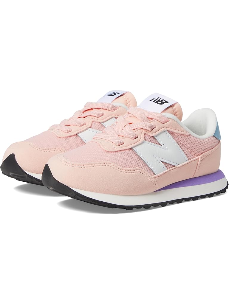 Pink New Balance Kids 237 Bungee Lace (Little Kid)