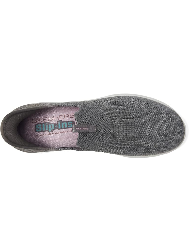 Gray SKECHERS Ultra Flex 3.0 - Smooth Step Hands Free Slip-Ins