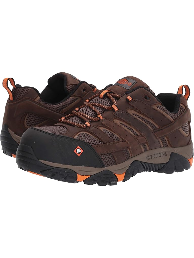 Tan Merrell Work Moab Vertex Vent Composite Toe