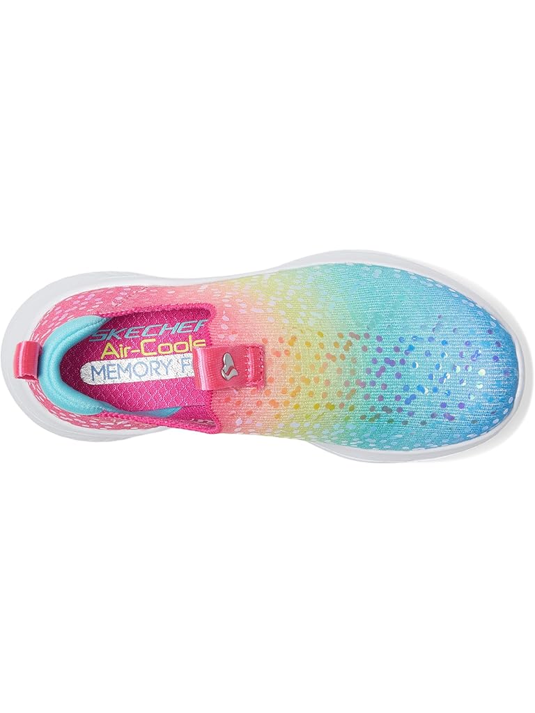 Pink SKECHERS KIDS Ultra Flex 3.0 - Rainbow Confetti (Little Kid/Big Kid)