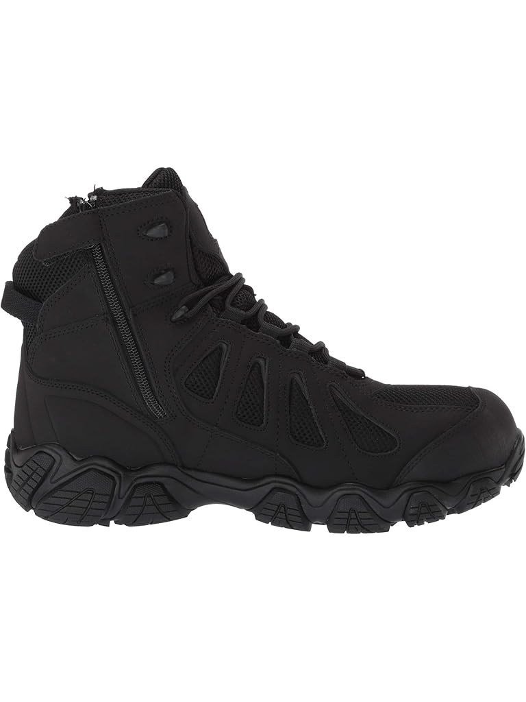 Black Thorogood 6" Crosstrex Side Zip Waterproof Comp Toe