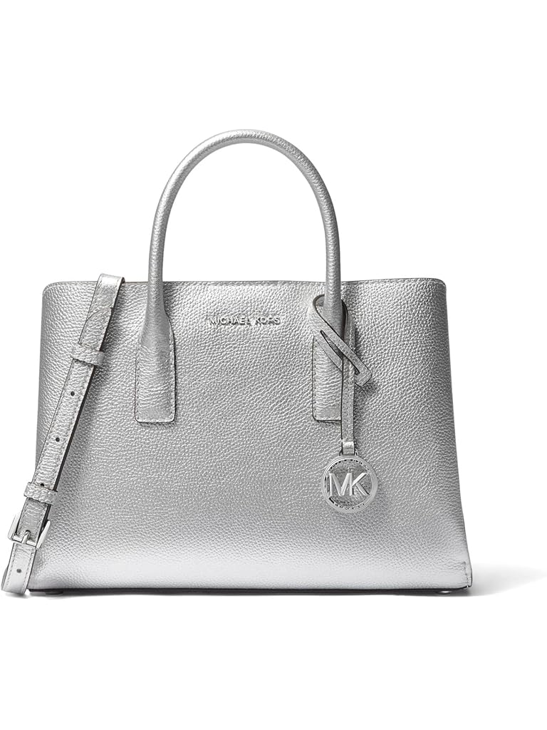 Silver MICHAEL Michael Kors Ruthie Small Satchel