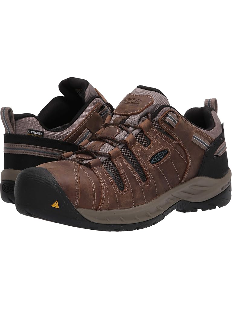 Brown KEEN Utility Flint II Waterproof (Steel Toe)