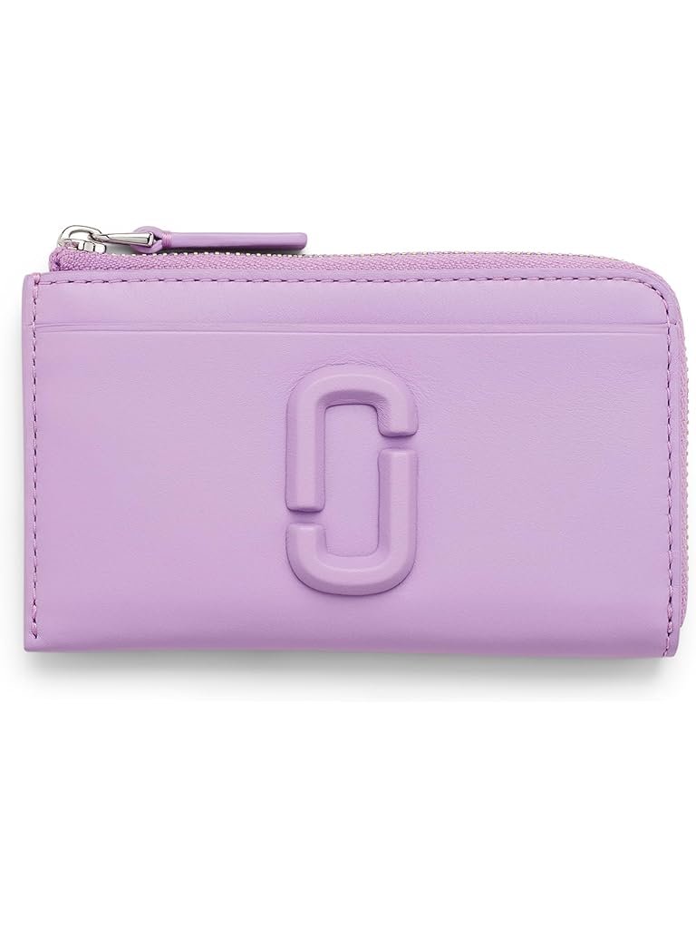 Purple Marc Jacobs The Leather J Marc Top Zip Multi Wallet