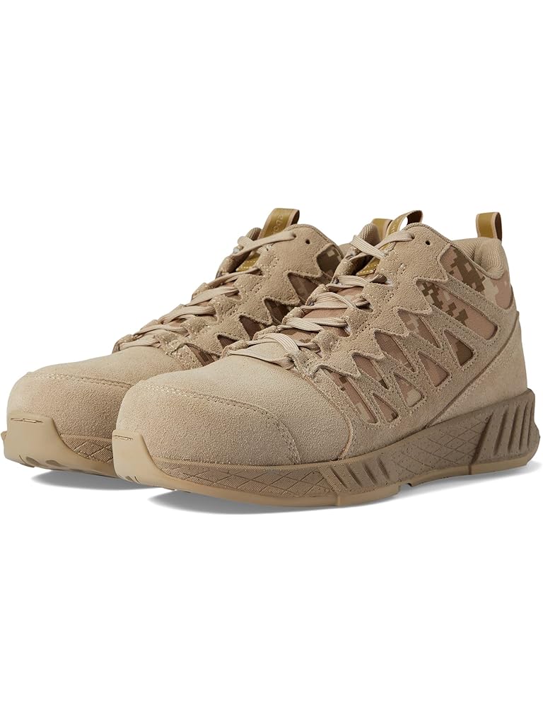 Tan Reebok Work Floatride Energy Tactical EH Comp Toe Mid-Top