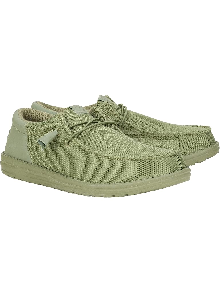 Olive Hey Dude Wally Funk Mono Slip-On Casual Shoes