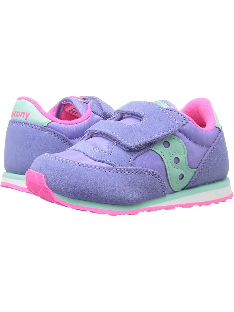 Blue Saucony Kids Saucony Originals Kids Jazz Hook & Loop Sneaker(Toddler/Little Kid)