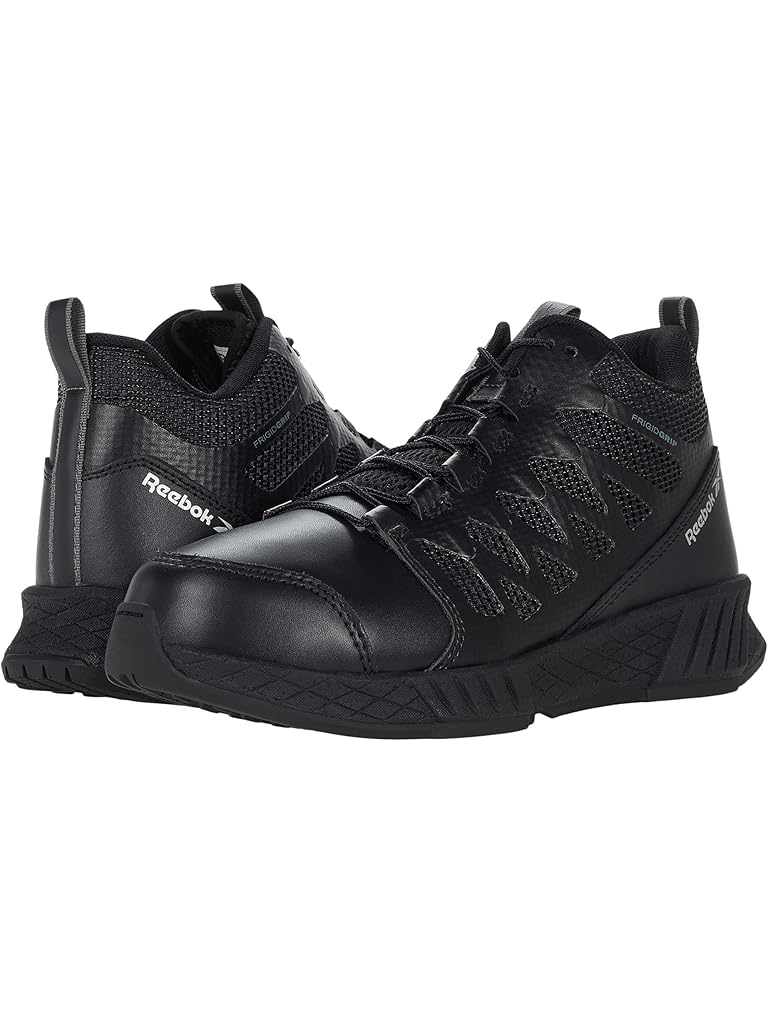 Black Reebok Work Men's Reebok Floatride Energy Frigid Grip Tactical Mid Boots